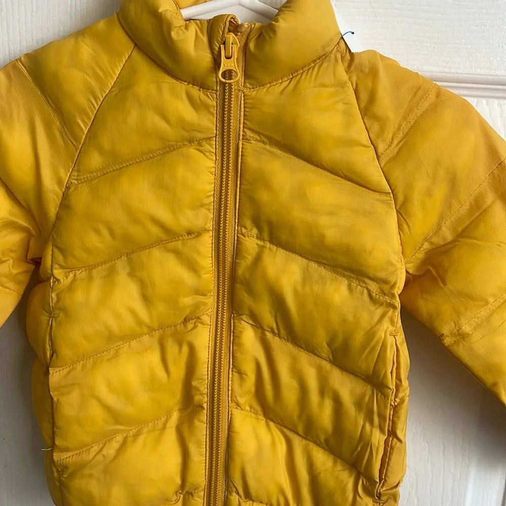 Toddler Boys Yellow Puffer Jacket - Picture 1 of 3